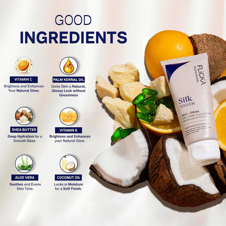 Flicka Silk Touch l Concentrate - Primer and Moisturizer ( Buy 1 Get 1 Free)