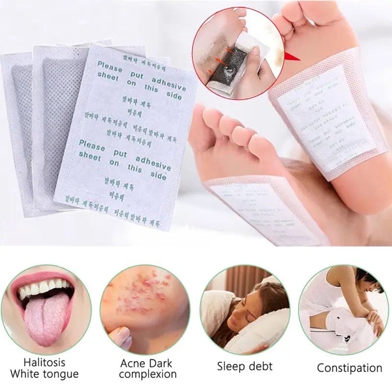 Foot Pads – 10 Pairs Premium Natural Patches